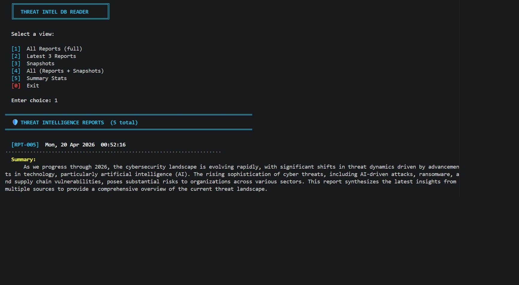 FORTEIA Threat Sentinel